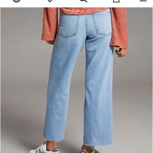 Women’s buckle jeans, size 36 cropped wide leg. Worn a handful full of times.